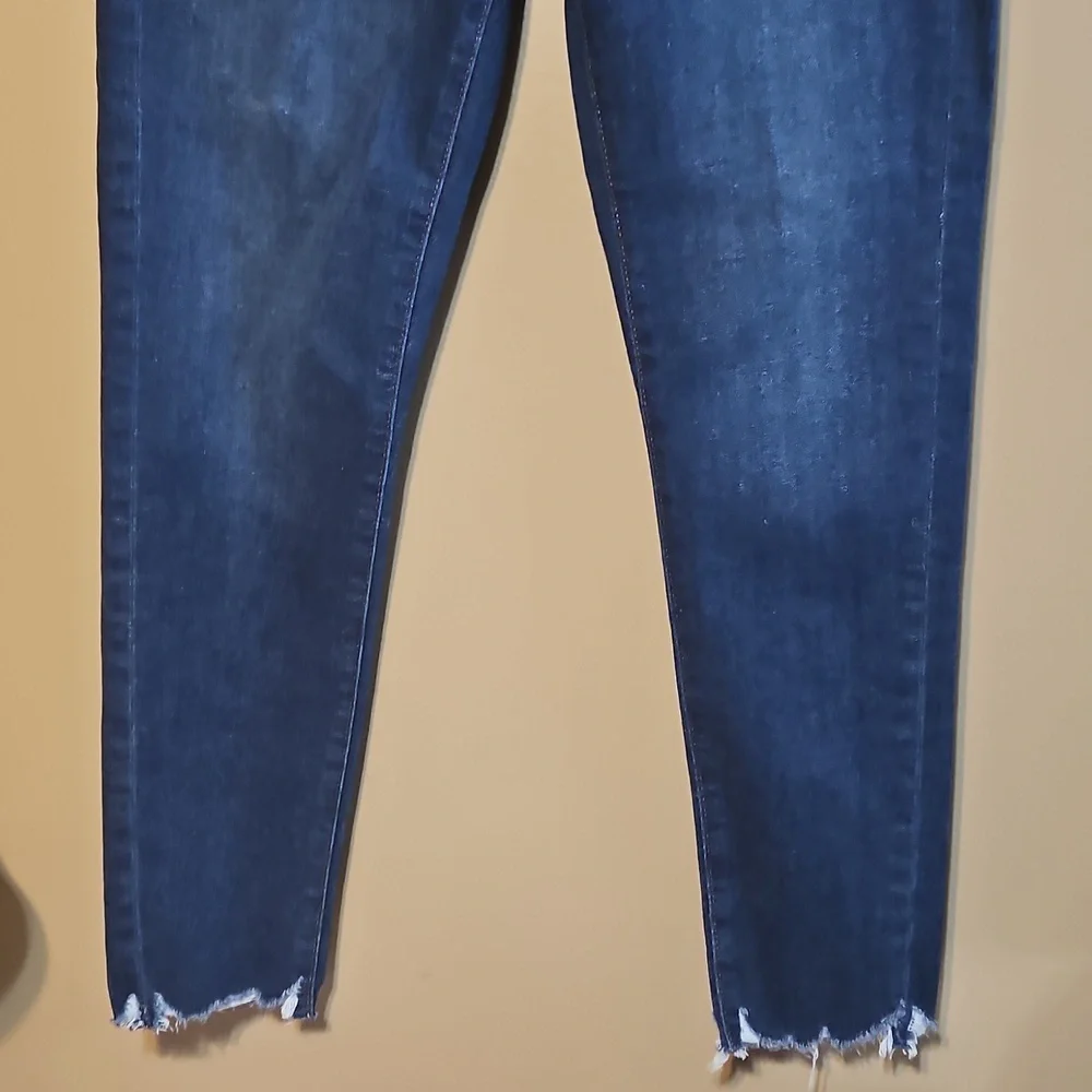 LOFT Dark Blue Skinny Jeans - Picture 3 of 12
